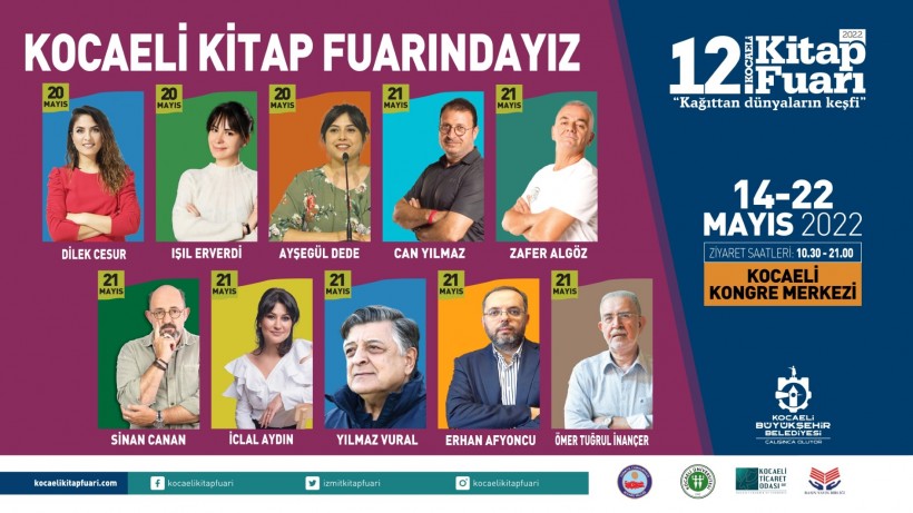 12. Kocaeli Kitap Fuarı kapılarını açıyor