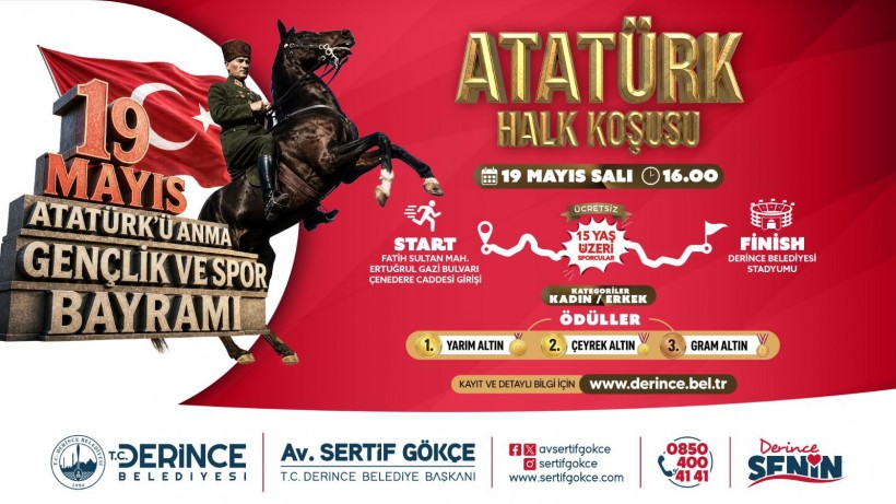 19 Mayıs Coşkusu Atatürk Halk Koşusu ile Taçlanacak