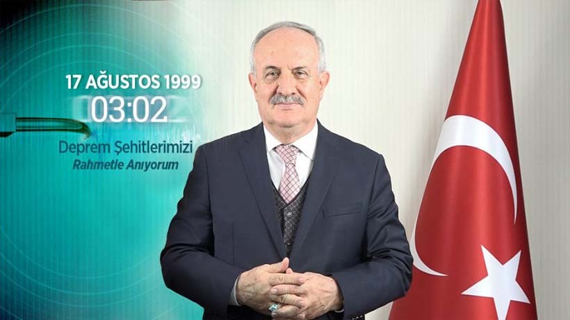 Başkan Aygün´den 17 Ağustos Mesajı