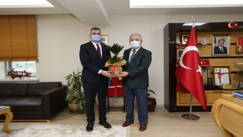 Başkan Aygün, Sezer´i Ağırladı