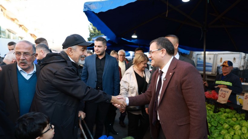 Başkan Gökçe´den Yavuz Sultan´da Pazar Ziyareti