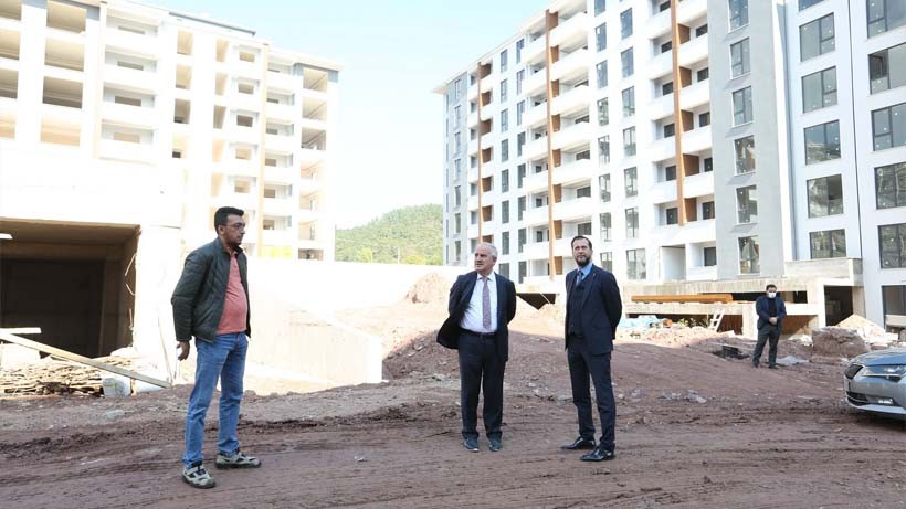 Başkanlar Aygün ve Merdan Projeleri İnceledi