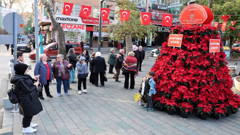 Büyükşehir’den 10 Kasım’a özel 1087 Atatürk çiçeği