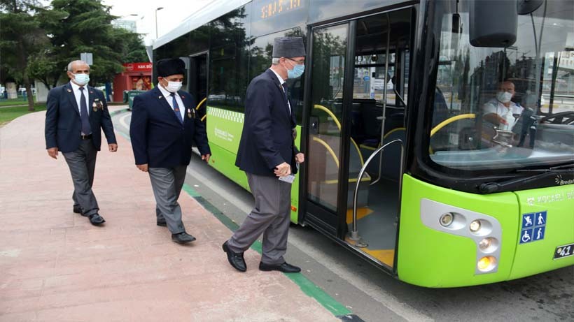 Büyükşehir’den gazileri duygulandıran uygulama; Vatan size minnettar