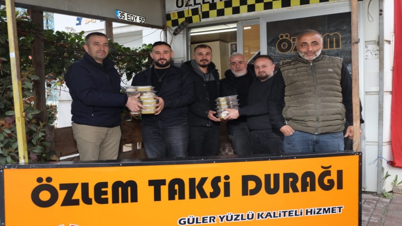 Büyükşehir’den taksici esnafına iftariyelik