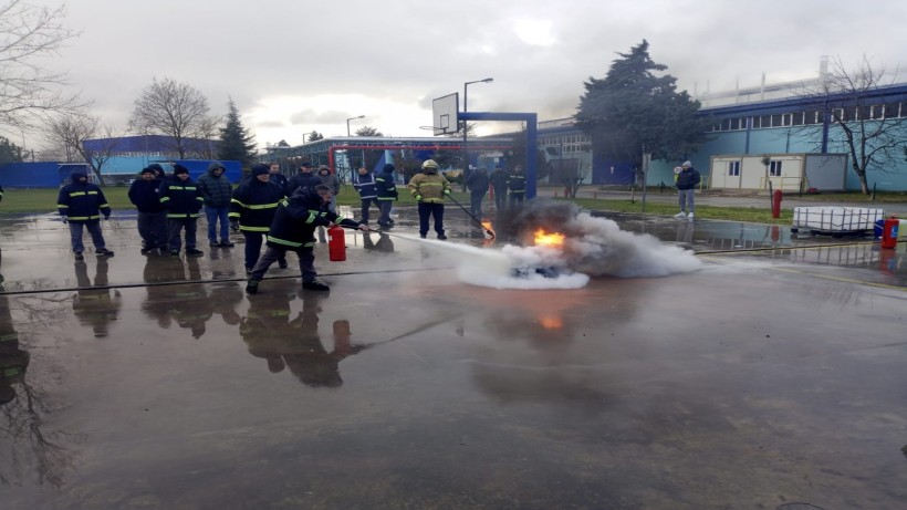 Büyükşehir İtfaiyesi’nden Tekirdağ’da eğitim