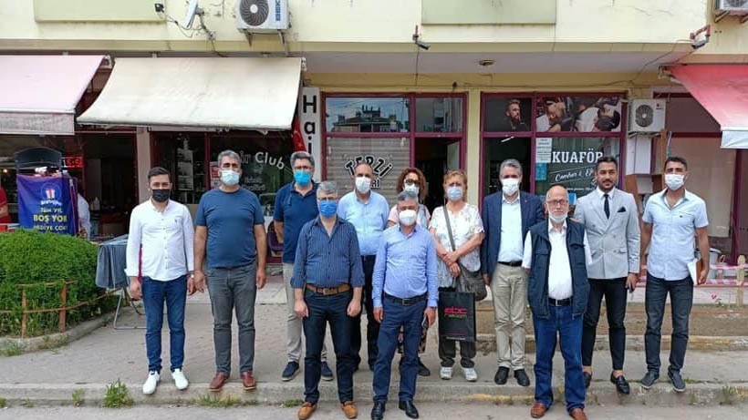 CHP Derince esnafı ziyaret etti