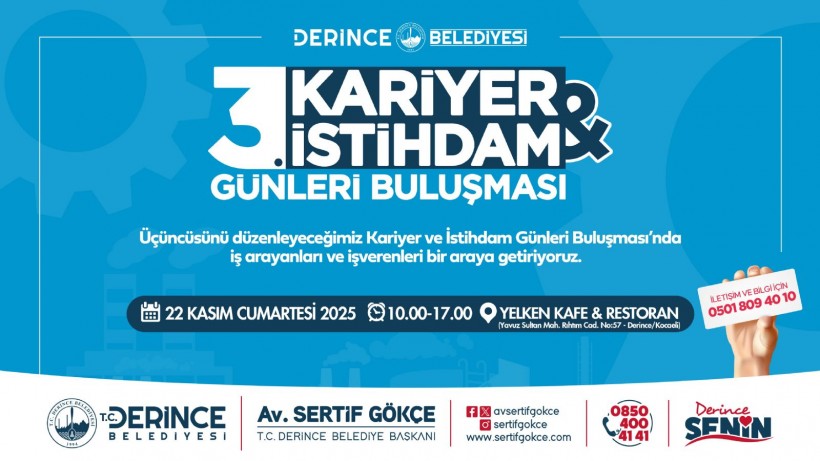 Derince´de Kariyer ve İstihdam Günleri Buluşması