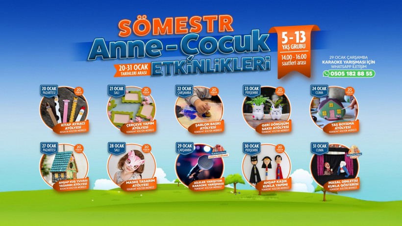 Derince’de Sömestr Tatili Dolu Dolu Geçecek
