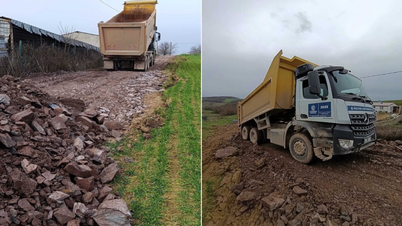 Derince Tahtalı Mahallesi’ne stabilize yol