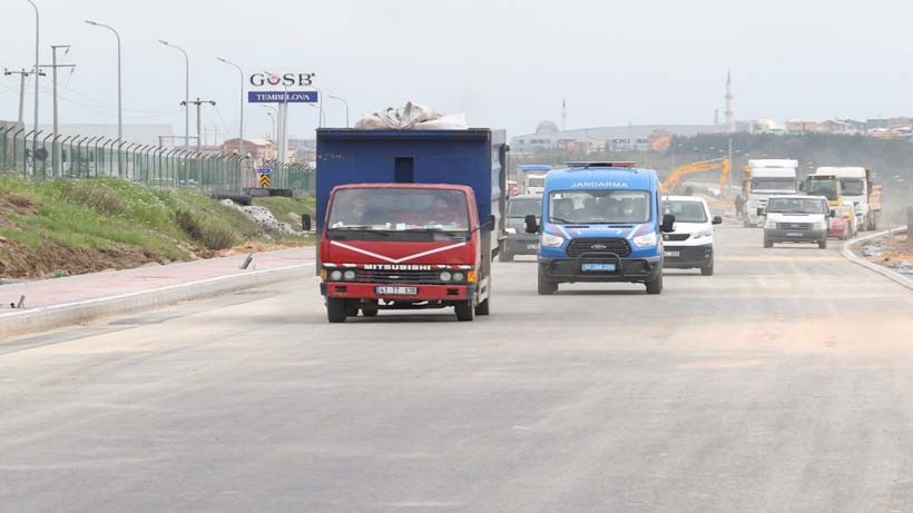 Gebze OSB’ye ulaşım rahatladı, Yan yoldaki önemli kısım açıldı