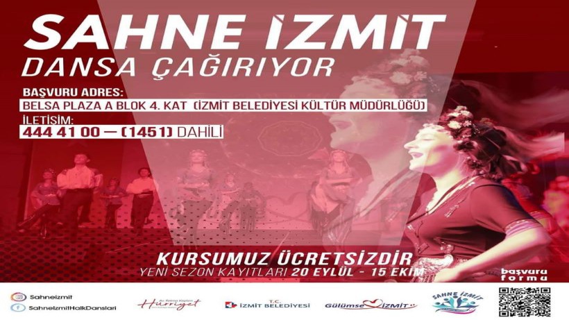 İzmit Belediyesinden ücretsiz dans kursu