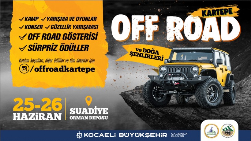 Kartepe Off-Road ve Doğa Şenliği başlıyor