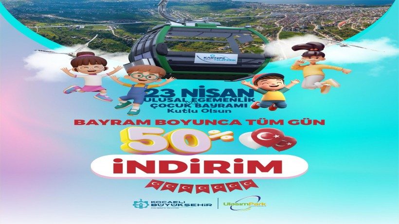 Kartepe Teleferik’te bayrama özel yüzde 50 indirim