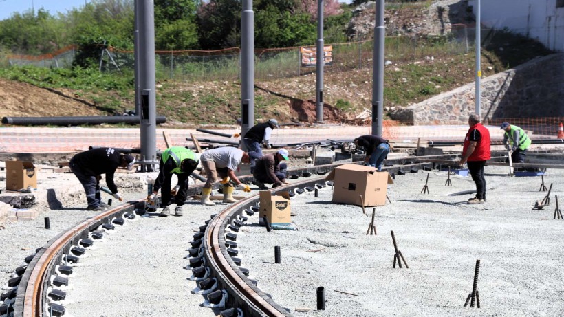 Kartepe Tramvay Hattı’nda ilk istasyon tamam