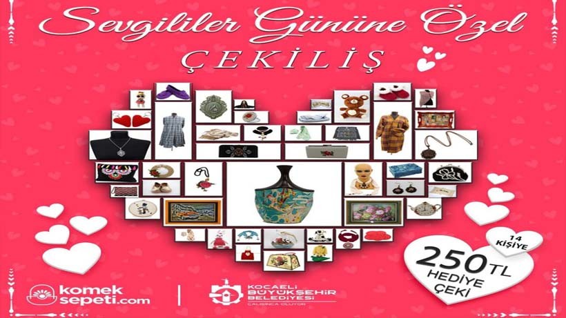 KO-MEK Sepeti’nden Sevgililer Günü’ne özel çekiliş