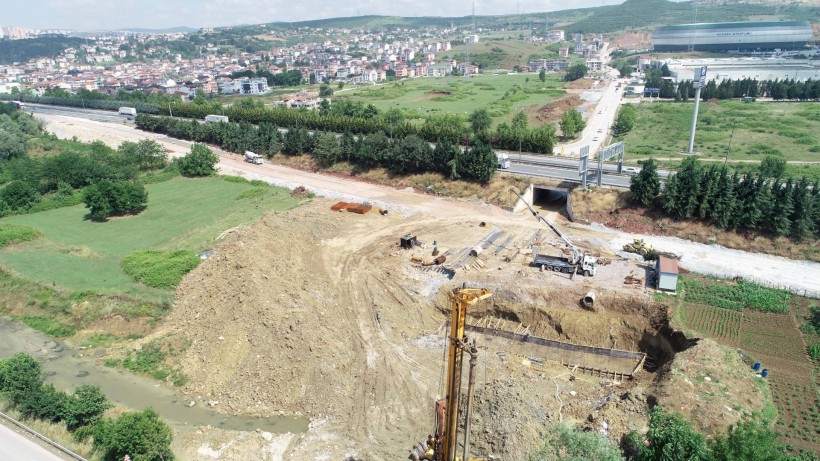 Kocaeli Stat yolunda çalışmalar hız kesmeden devam ediyor