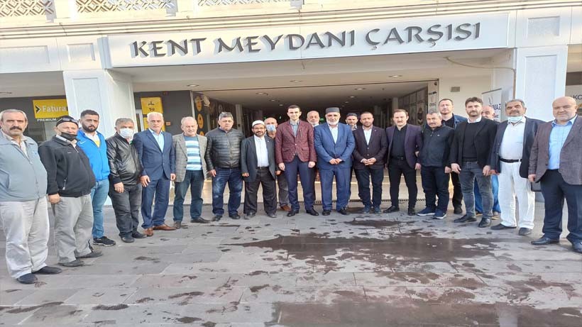 MHP İl Başkanı Merkez Cami Derneği ve cami cemaati ile bir araya geldi