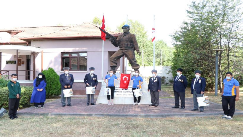 Özel öğrencilerin en özel ziyareti gazilere