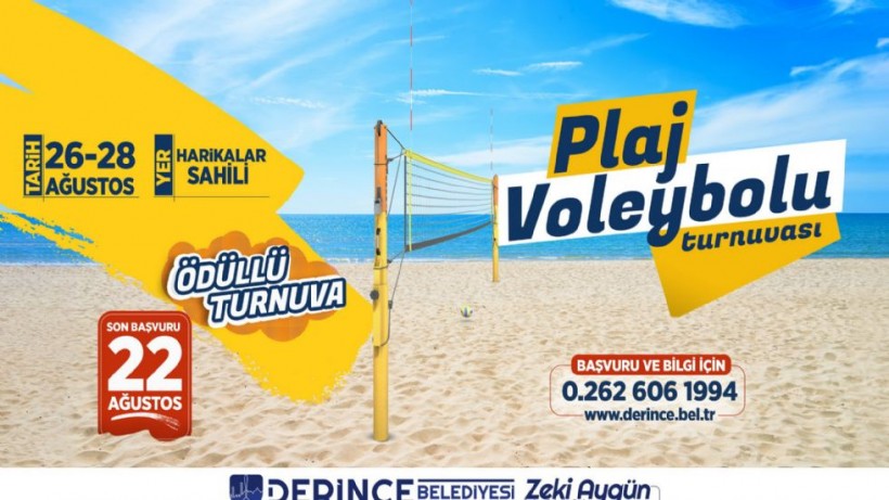 Plaj Voleybolu İçin Kayıtlar Başladı