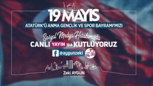 19 Mayıs Coşkusu Sosyal Medyada Yaşanacak