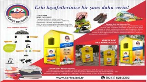 331 ton kıyafet atığı geri dönüştürüldü