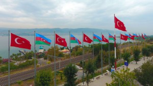 Azerbaycan´a Bayraklı Destek