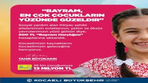Bayramın en güzel geleneği Büyükşehir’le hayata geçiriliyor