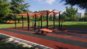 Büyükşehir ilk workout spor istasyonu Yahya Kaptan’da kuruldu
