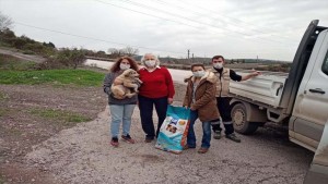 Büyükşehir, sokak hayvanları için 1,5 ton mama dağıttı