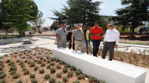 Cevher Dudayev Parkı’nda son dokunuşlar