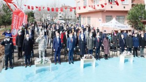 Cevher Dudayev Parkı’nın temeli atıldı