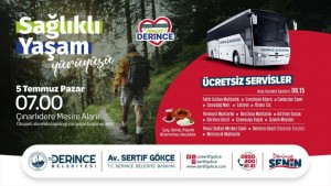 Çınarlıdere´de Sağlıklı Yaşam Yürüyüşü