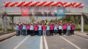 Çocuklar trafik konusunda bilinçleniyor