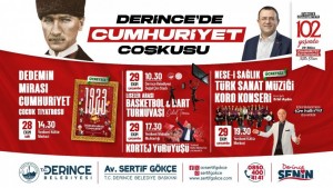 Derince´de Cumhuriyet Coşkusu
