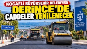 Derince’de prestij cadde dönemi! Yenilenecek yollar belli oldu