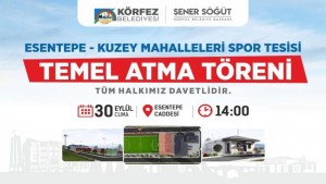 Esentepe-Kuzey Mahalleleri Spor Tesisi’nin Temeli Atılıyor