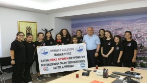 Folklorculardan Başkan Aygün´e Teşekkür