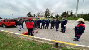 İtfaiye’den İZAYDAŞ personeline uygulamalı eğitim