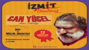 İzmit Belediyesi Can Yücel’i şiirleriyle anıyor