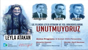 İzmit Belediyesi, Leyla Atakan ve çalışma arkadaşlarını vefatlarının 50’nci yılında anacak