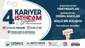 Kariyer ve İstihdam Günleri´nin Dördüncüsü 14 Mayıs´ta