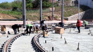 Kartepe Tramvay Hattı’nda ilk istasyon tamam