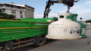 Körfez’de 7 ayda 35 ton cam geri dönüştürüldü