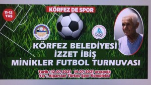 Körfez’de İzzet İbiş anısına futbol turnuvası