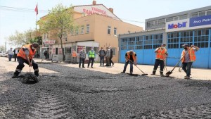 Körfez’de üstyapı çalışmaları sürüyor