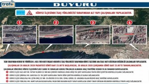 Körfez ilçesinde trafik düzenlemesi