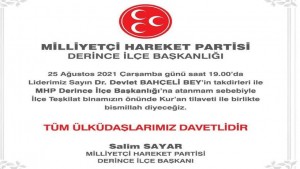 MHP Derince Bismillah diyerek başlayacak