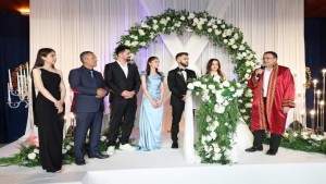 Muhtar Necdet Yüce oğlunu evlendirdi