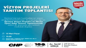 Sertif Gökçe, vizyon projelerini tanıtacak